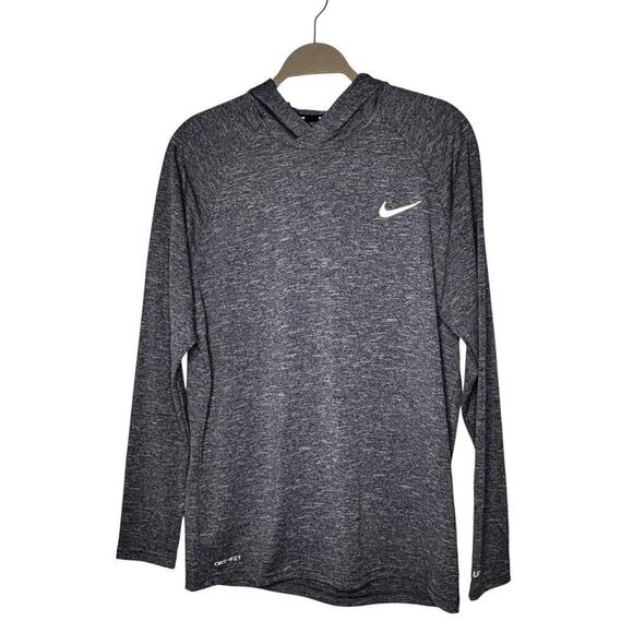 Nike Other - Nike Swim Pullover DriFit Hoodie Heathered Gray Size Medium
